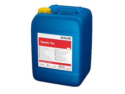 Maskinopvask Anlæg Flydende Topmatic Plus 12kg med Klor uden Fosfat Blødt
