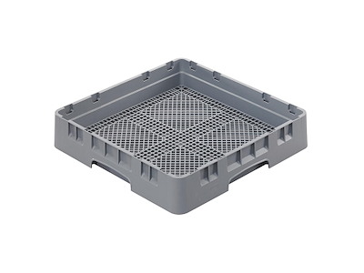 Opvaskekurv Cambro 50x50 cm til Bestik/Løsdele plast Grå
