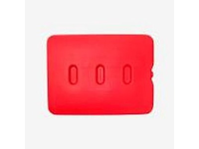 Køleelement 48x28x3.3 cm Plast Rød