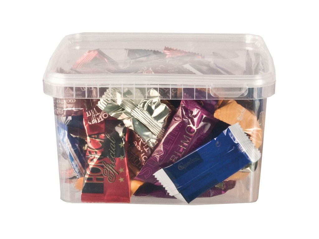 Bøtte 5544 3000 ml 195x195x113 mm Fryseegnet minus 20 grader PP Klar