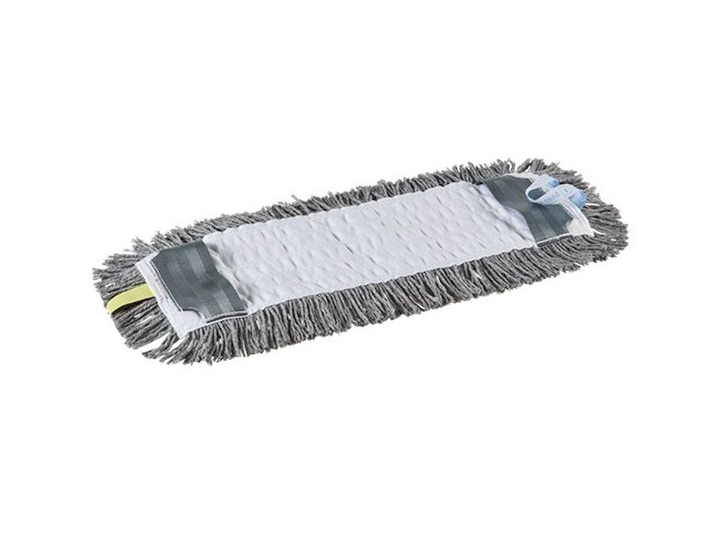 Moppe Damp 43 40cm Microfiber Svanemærket med Lommer Grå til ujævne overflader