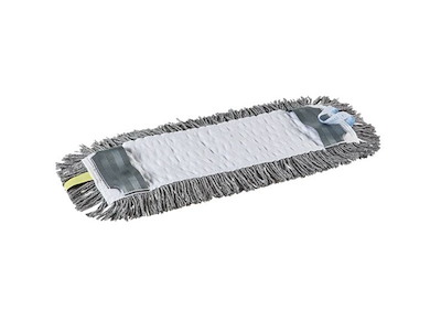 Moppe Damp 43 40cm Microfiber Svanemærket med Lommer Grå til ujævne overflader