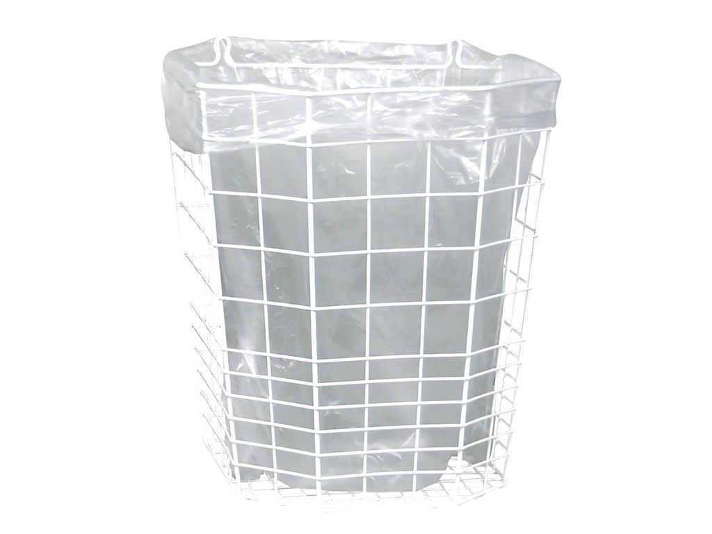 Affaldskurv 20 ltr Trådkurv Hvid