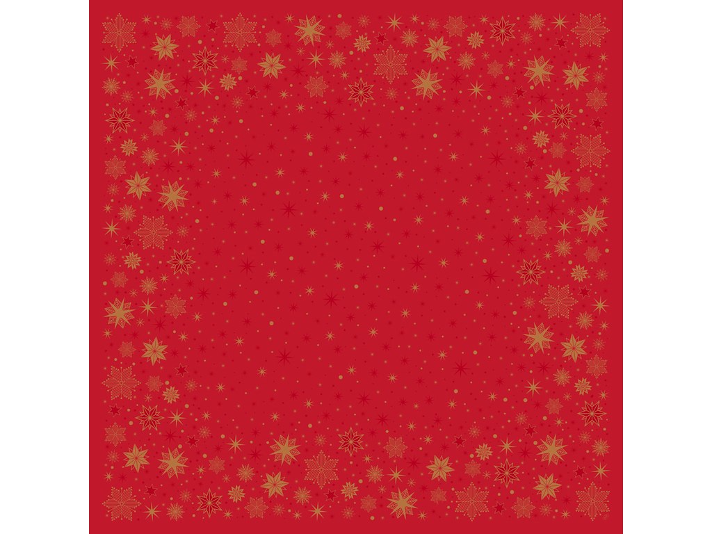 Dug Stikdug Dunisilk+ 84 x 84cm Stargazing Red