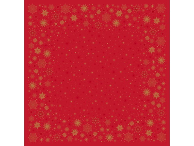 Dug Stikdug Dunisilk+ 84 x 84cm Stargazing Red