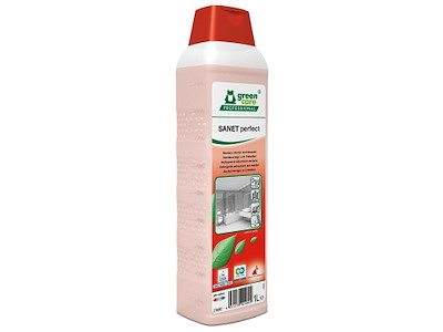 Kalkfjerner Stærkt surt SANET Perfect 1ltr Ecolabel med Parfume til sanitære rum