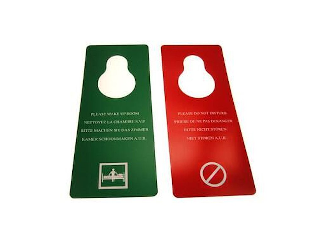 Skilt Do Not Disturb Plastik Neutral