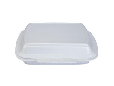 Termobakke 1-rum 247x198x75 mm Hængslet låg XPS Hvid HP 4/1 TT