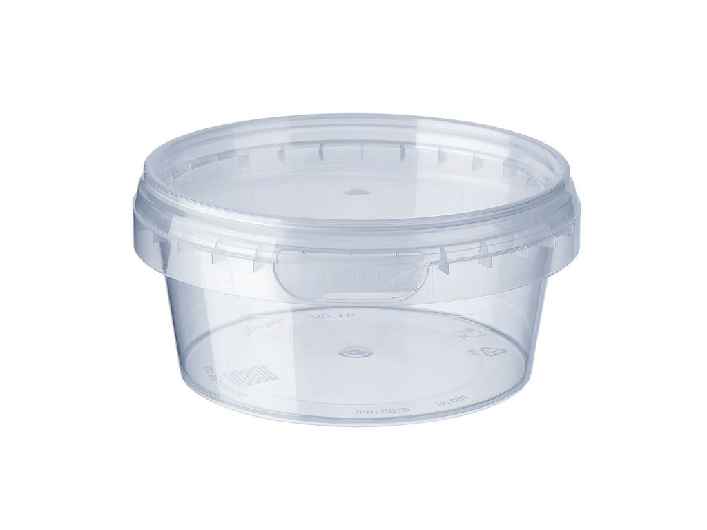 Bøtte klar 5015 Ø95 mm 180 ml Plast
