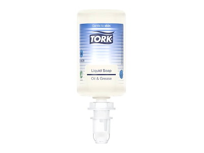 Håndsæbe Tork Flydende S4 Industri Oil and Grease 1ltr Svanemærket uden Parfume
