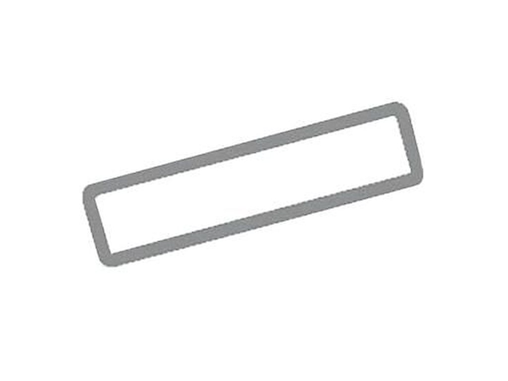 Etiket 46x12 mm Lille Til tryk DT Perma Lim Hvid med Grå kant