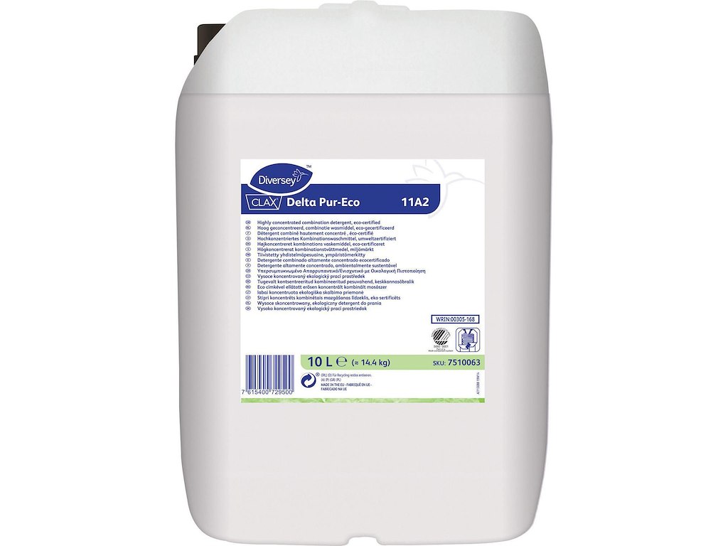 Tøjvask Vaskeforstærker Flydende Clax Delta Pur-Eco 11A2 Kalkbinder Blomstermærk