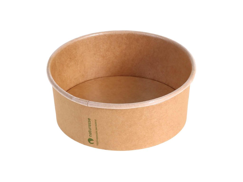 Salatskål Bowle Rund 360ml Ø120xH45mm Pap