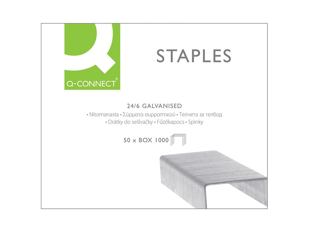 Hæfteklammer Q-connect 24/6