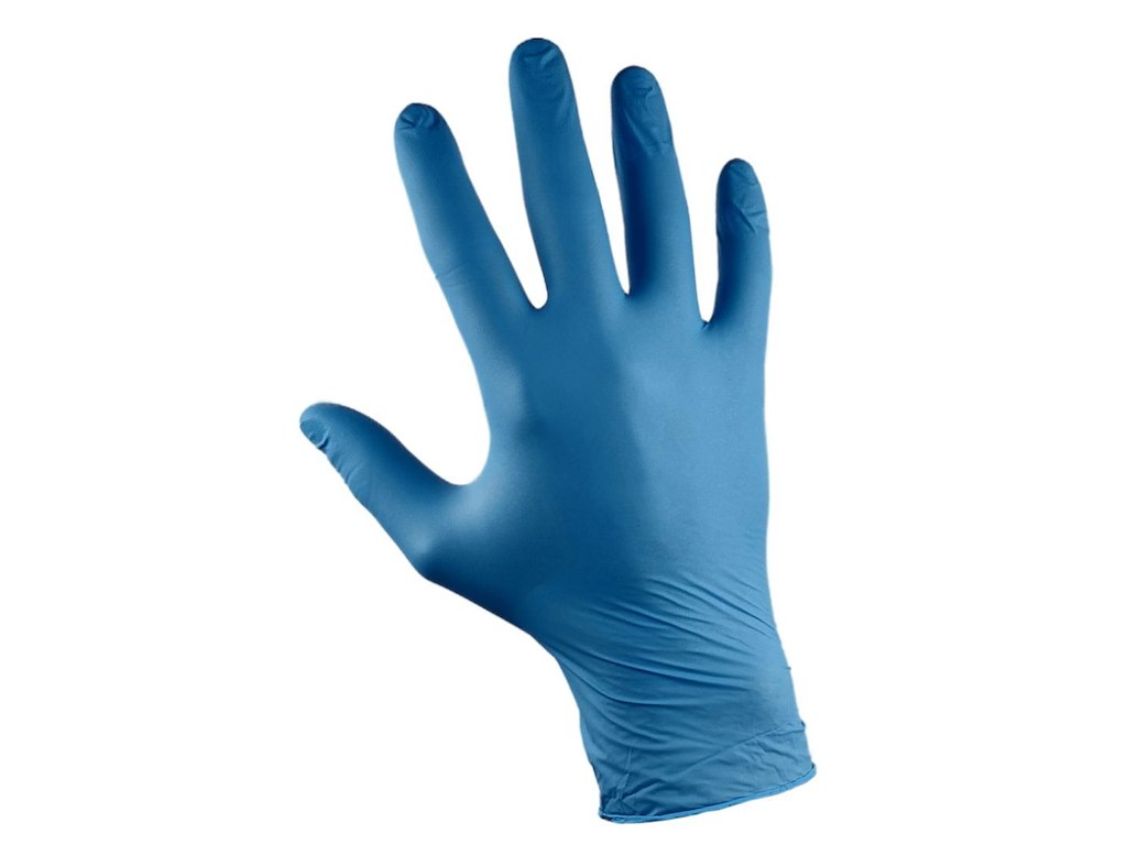 Nitrilhandsker (blå) Kraftig 4.5g - 100 stk