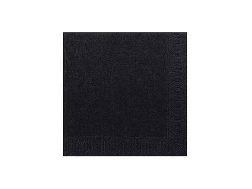 Serviet 33x33 cm 2-lag Sort