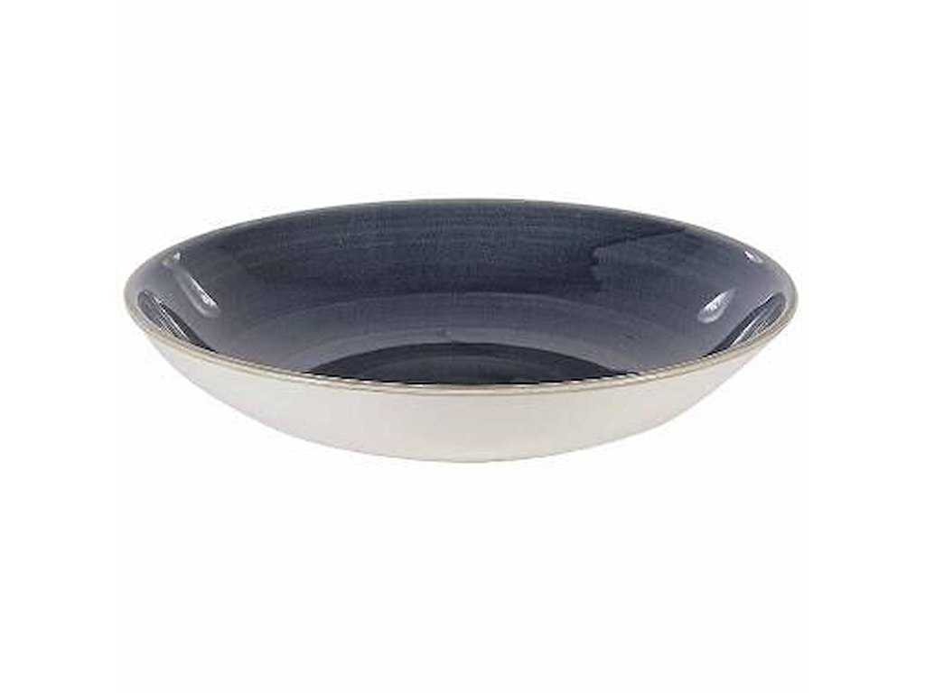 Tallerken Dyb Coupe Stonecast 113,6cl Ø24.8 cm Porcelæn Blåbær