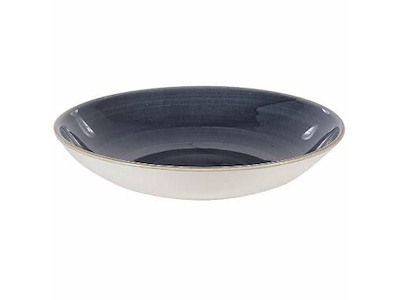 Tallerken Dyb Coupe Stonecast 113,6cl Ø24.8 cm Porcelæn Blåbær