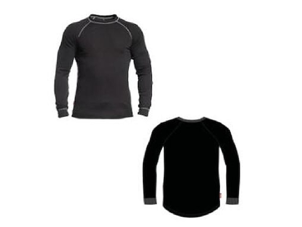 Termoundertrøje Crewneck FE 2-funktionel str L Sort
