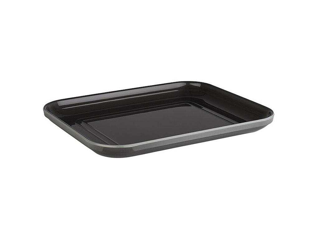 Serveringsfad Emma 1/2GN L32.5xB26.5xH3cm melamin grå