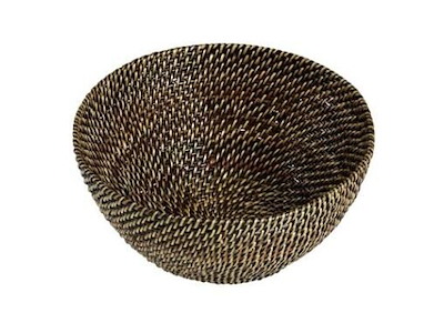 Brødkurv Bastian Ø21x10 cm Rund Nitoflet Lys/Mørk