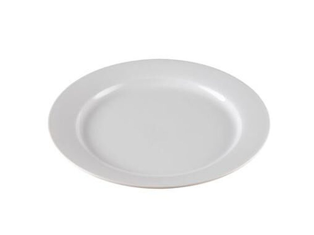 Tallerken Venice Ø26 cm Flad Porcelæn Hvid