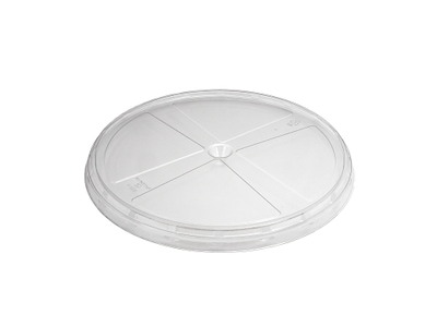 Plastlåg K5321-1 Ø330x22,7mm Lav model APET til Ø321 Pizza/Tapas bakker Klar