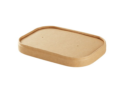 Låg L172xB120mm PAP/PE Neutral Brun Til Rektangulær Bæger