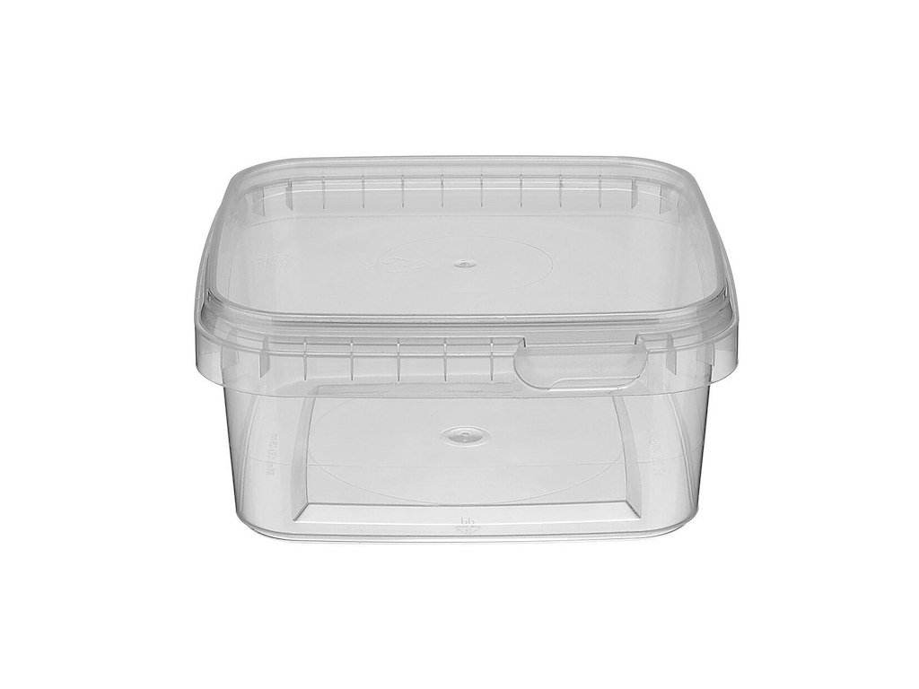 Bøtte 600ml L129xB129xH59mm PP 24 stk/ps Klar