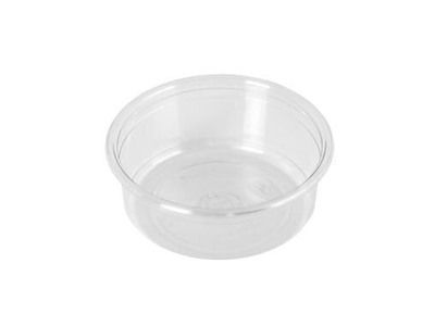 Bæger M 0116-1A rund klar rPET 250ml Ø118x44mm