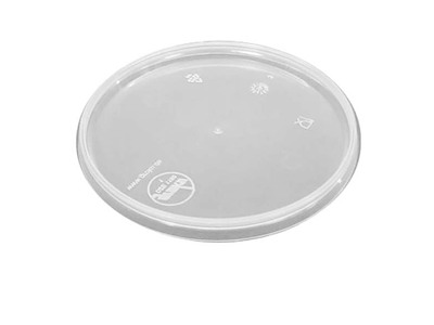 Plastlåg Ø132mm PP klar