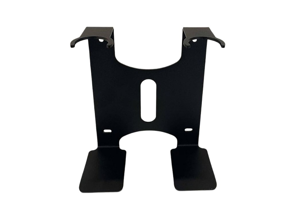 Dispenser Væghængt Dobbel Holder L5.5xB12.5xH13.5cm Stål Til Sæbe/Creme Sort