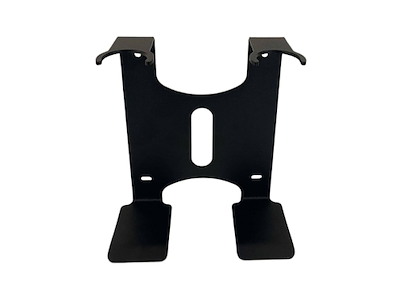 Dispenser Væghængt Dobbel Holder L5.5xB12.5xH13.5cm Stål Til Sæbe/Creme Sort