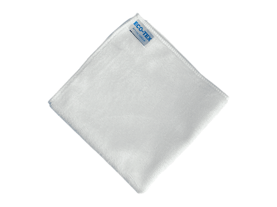 MEMSA PRO Microfiberklud 40x40 cm ECO-TEX SOFT - Hvid