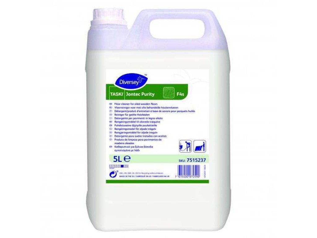 Gulvrengøring Taski Jontec Purity F4s 5ltr Manuel/Maskine til oliebehandlet træ