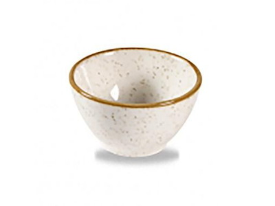 Skål Dip Stonecast 6 cl Ø7 cm. Porcelæn Vanilje