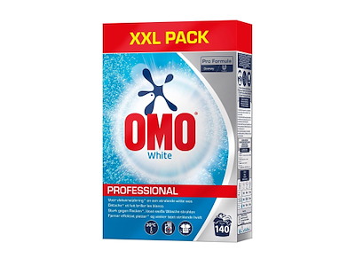Vaskepulver Omo Professional White 7kg med Parfume/Optisk hvidt til hvidt tøj
