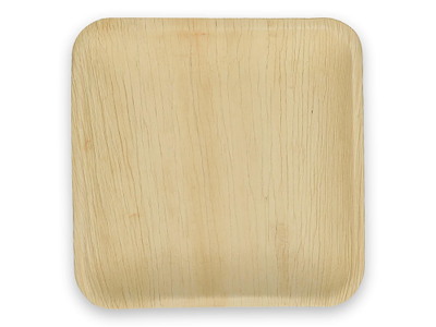 Tallerken Verive palmeblad firkantet L18xB18xH3cm natur