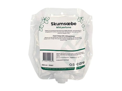 Skumsæbe, GS-Basic, 800 ml, med mild parfume (6 stk.)