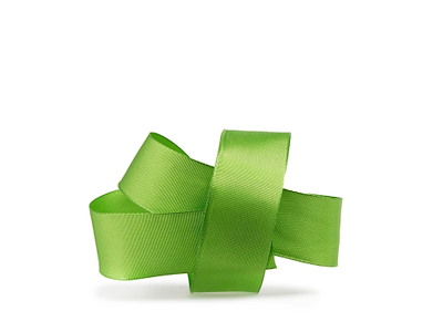 Silkebånd 25 mm x 25 m Grøn