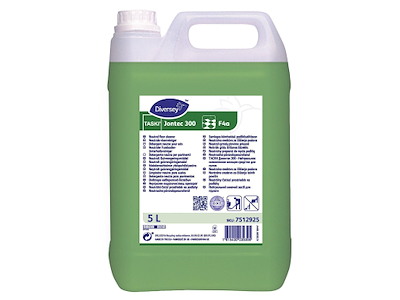 Universalrengøring Gulv Jontec 300 F4a Neutral pH med Farve/Parfume 5 ltr Grøn