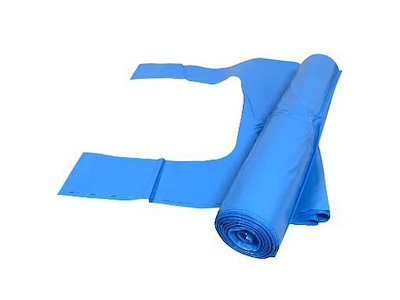 Knudesæk B390/180xL1610mm 55my Blå