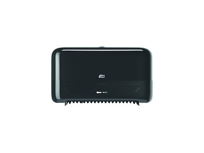 Dispenser Toiletpapir Tork T7 Mid-Size uden Hylse Sort til 2 rl