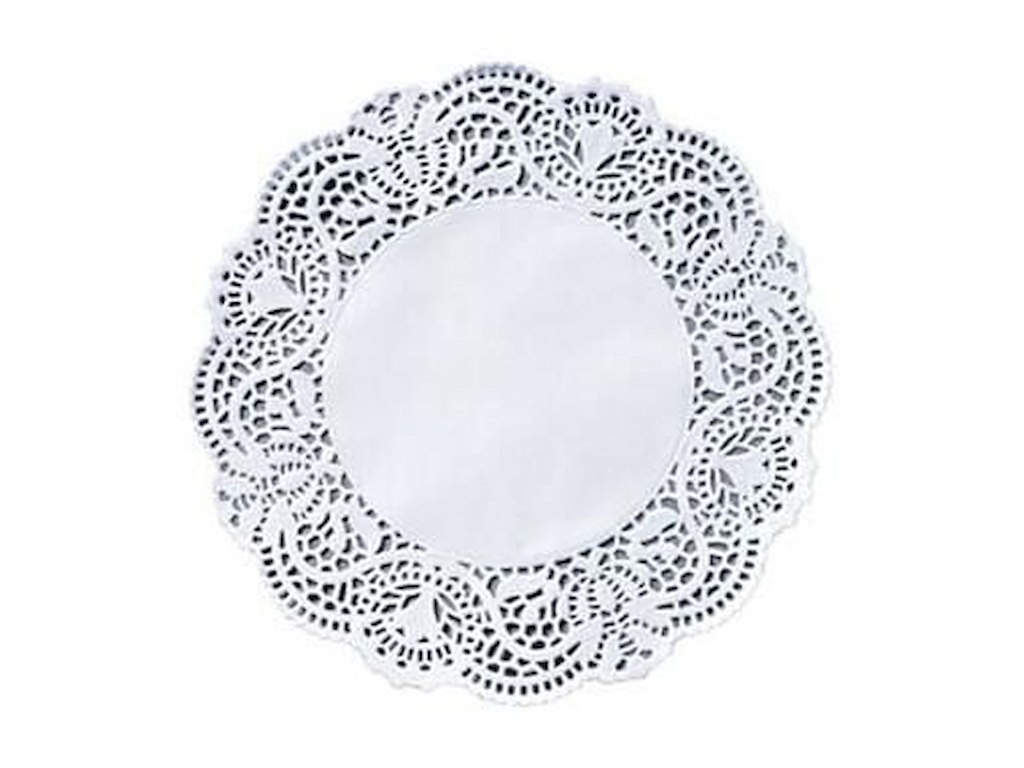 Kagepapir Ø12 cm Rund Udstanset