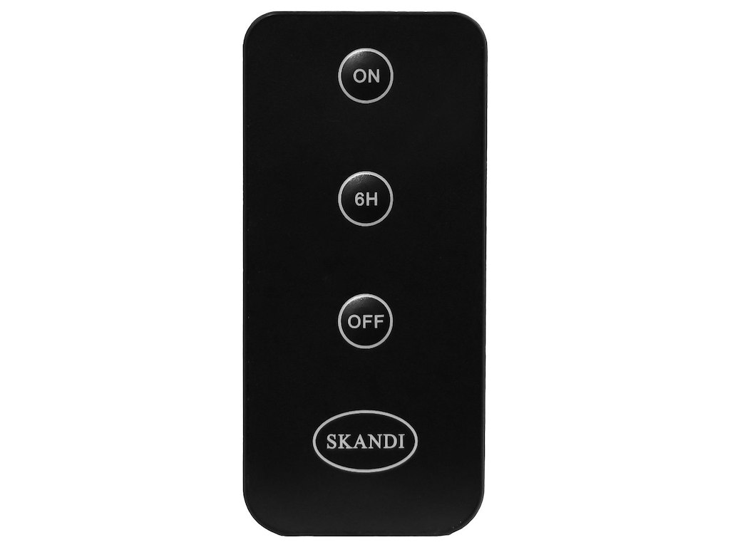 Fjernbetjening L11.5xB4.4xH1cm til SKANDI LED lys Sort