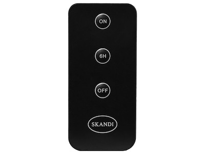Fjernbetjening L11.5xB4.4xH1cm til SKANDI LED lys Sort