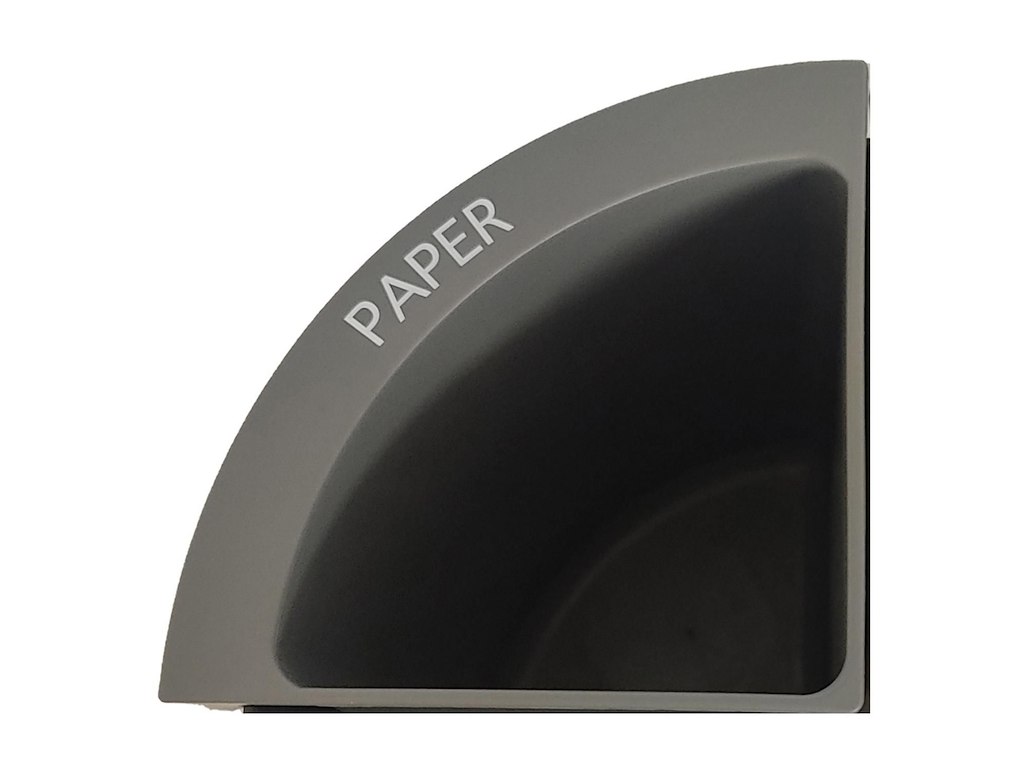 Sorteringsindsats Paper 4 ltr grå