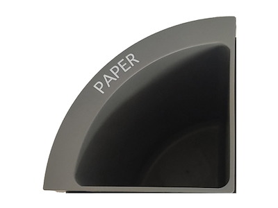 Sorteringsindsats Paper 4 ltr grå