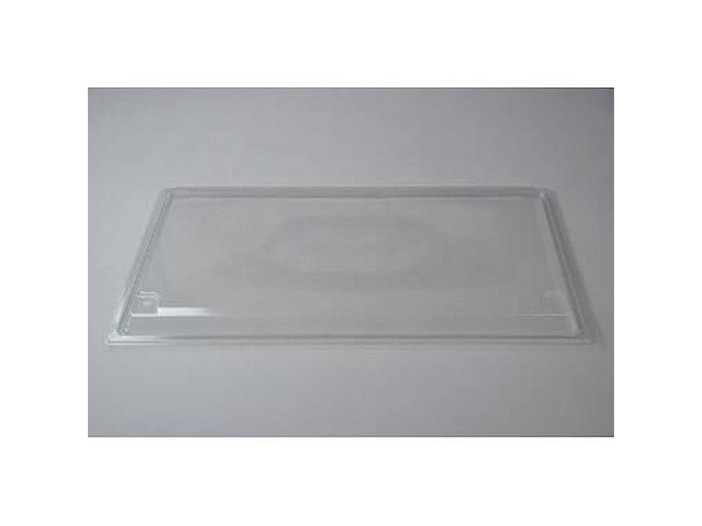 Plastlåg 500x280x28 mm APET Klar til Sushibakke