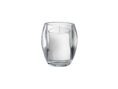 Glaslys Oval Relight Transparent uden Refill